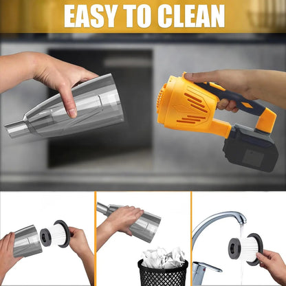 Handheld Blower 3 in 1 Wireless Mini Vacuum For Home & Car
